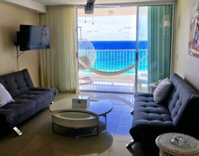 Ocean view, amazing Immaculate 1 bedroom condo apt. In Luquillo